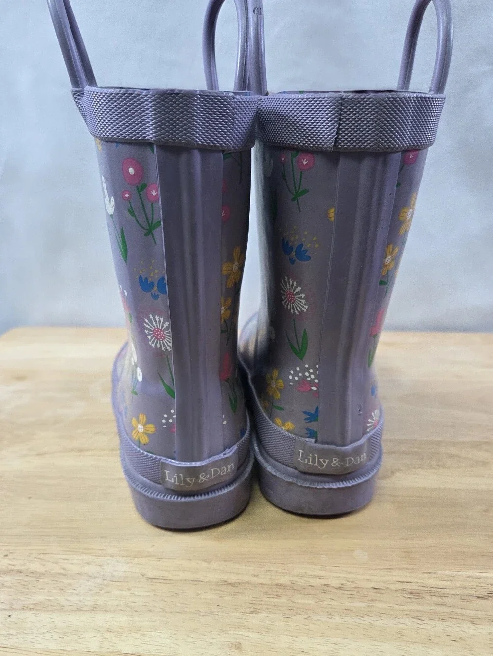 Flower Print Rain Boots Lily & Dan Size 11/12